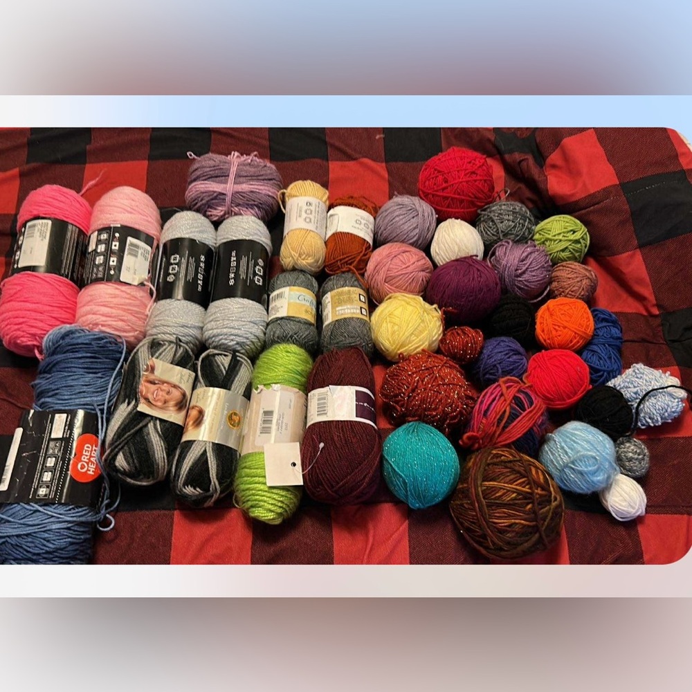 Assorted Yarn Collection for Crafting